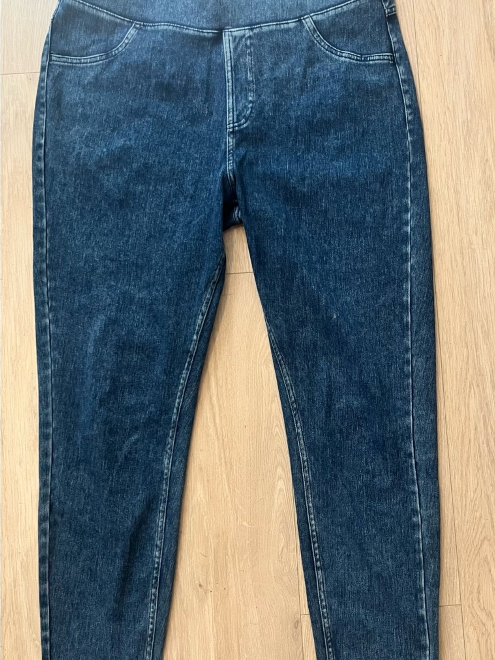 HALARA Dark Wash Blue Jeggings - Slim Stretch Women’s Jeans